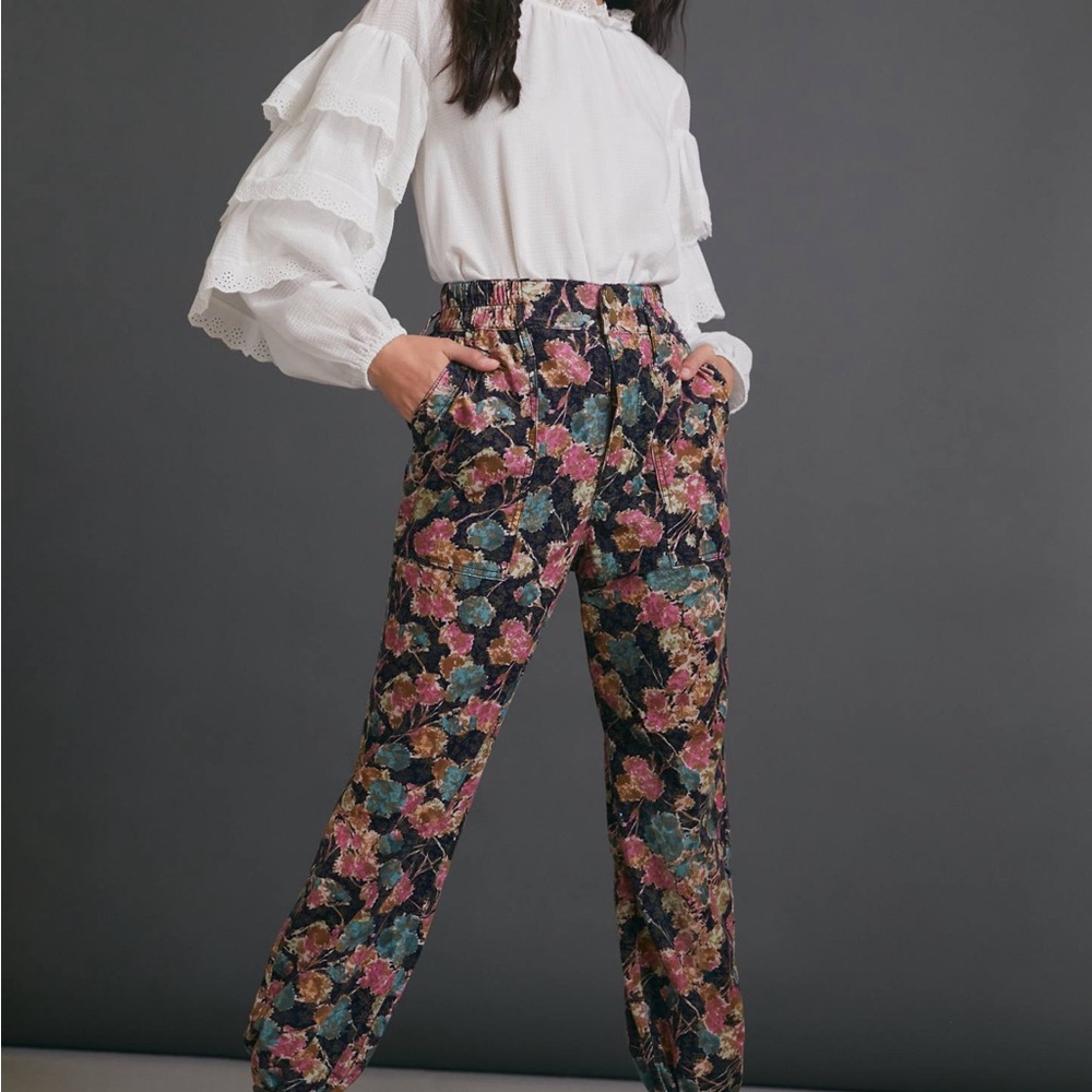 Anthropologie Multicolor Corduroy Pants